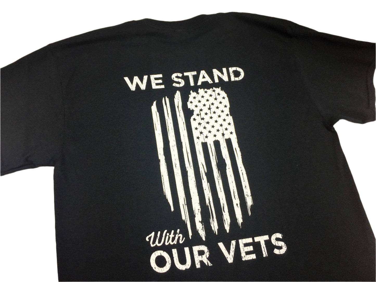 KISS "We Stand With Our Vets" T-shirt