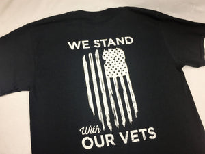 KISS "We Stand With Our Vets" T-shirt